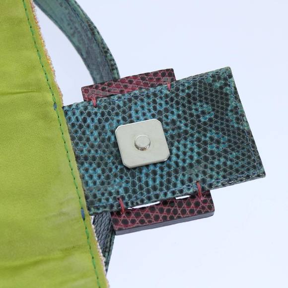 FENDI Mamma Baguette Shoulder Bag Beads Multicolor Auth yk8154A - Picture 9 of 16